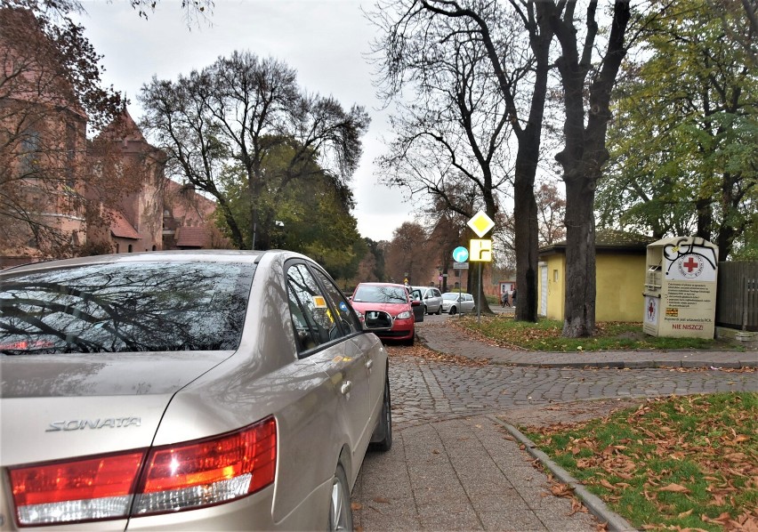 Parkingi na Starym Mieście w Malborku