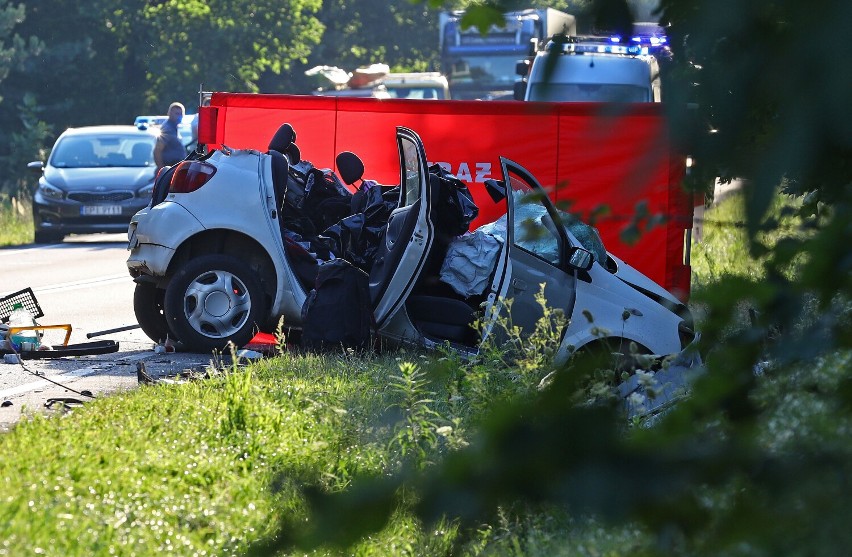 Śmiertelny wypadek na DK 74 w gminie Sulejów