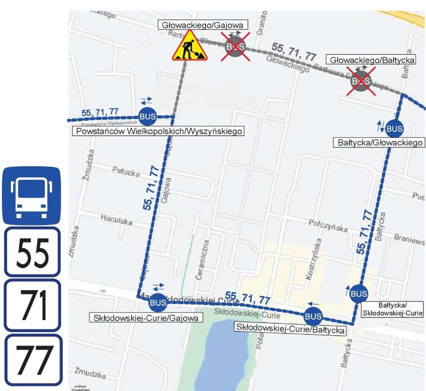 W sobotę 28 maja zmiany w kursowaniu autobusów w związku z...