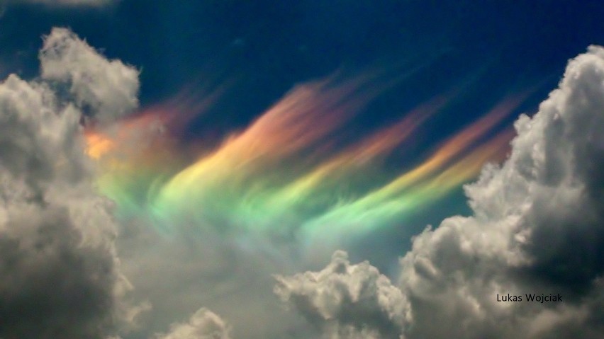 Fire Rainbow Clouds, czyli ogniste chmury nad Rybnikiem