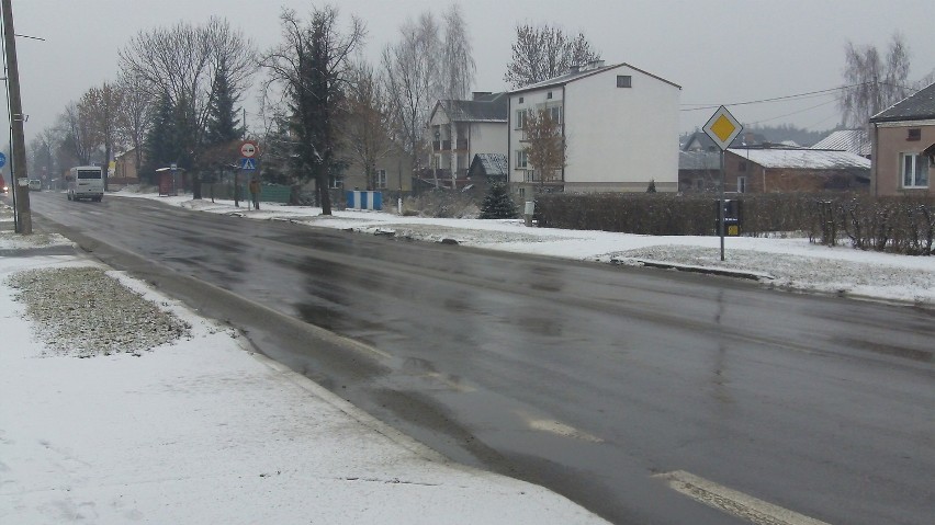 Pierwszy śnieg w Kraśniku