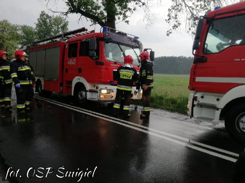 Poważny wypadek na trasie Karśnice-Wilkowo Polskie