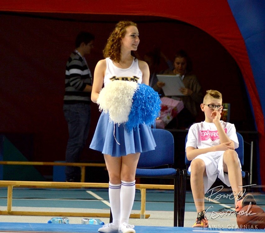 Cheerleaders Toruń podczas meczu Polski Cukier Toruń - Siarka Tarnobrzeg