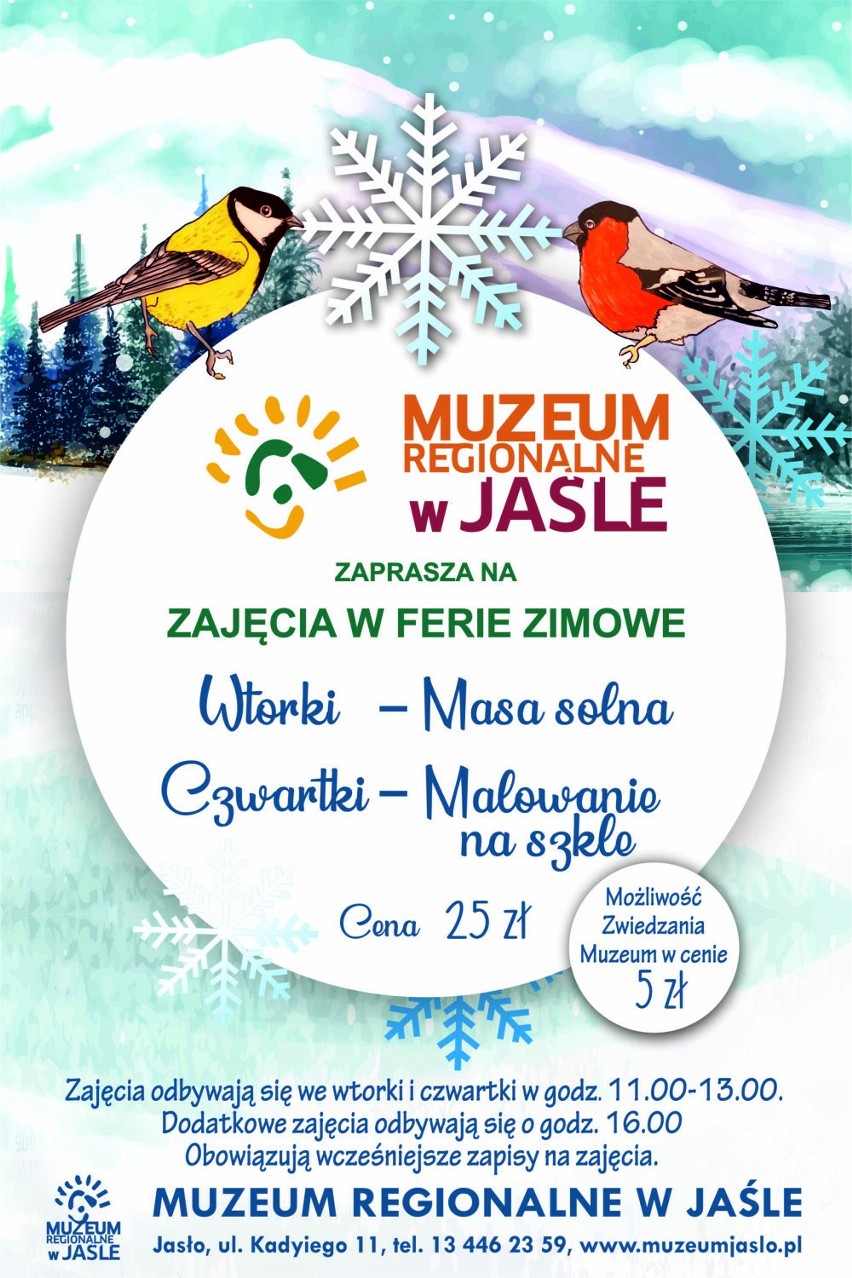 Ferie zimowe w Muzeum Regionalnym w Jaśle. Zajęcia będą odbywały się we wtorki i czwartki