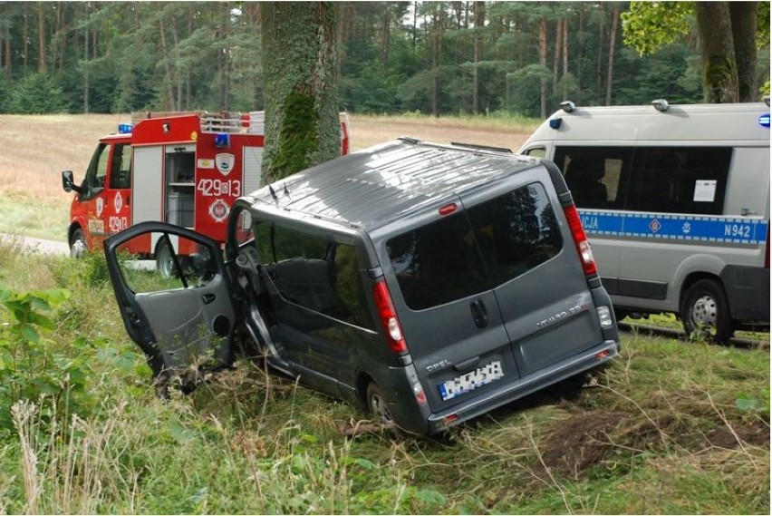 Gmina Debrzno. Wypadek na trasie Rozwory - Prusinowo