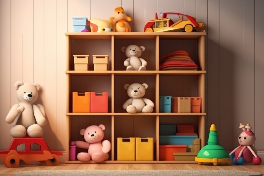 Segregowanie zabawek w pokoju dziecka może pomóc w...