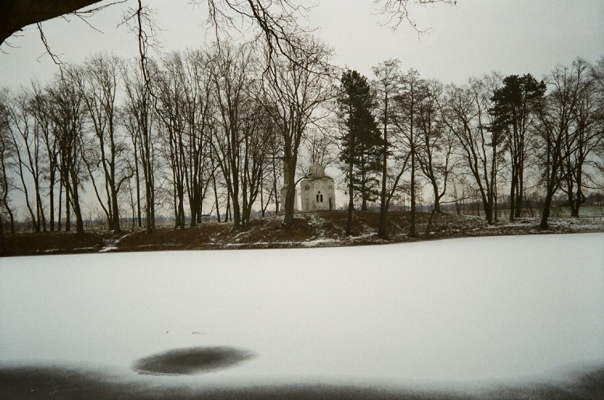 Park w Kościelcu w roku 1999.