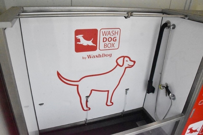 Samoobsługowa myjnia dla psów w Psarskiem pod Śremem....