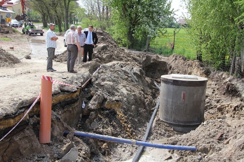 Syców: Budują kanalizację i Stację Uzdatniania Wody w Wiosce