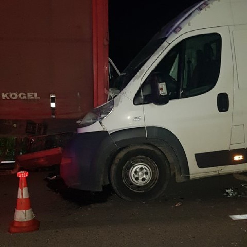 Wypadek na DK 46 w Pawonkowie 1.06.2019