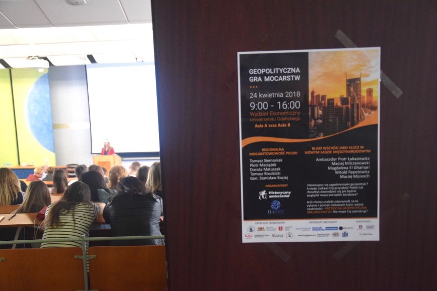 Konferencja "Geopolityczna gra mocarstw" na Uniwersytecie Gdańskim