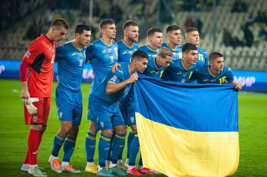 Mecz Ukraina - Szkocja na stadionie Cracovii