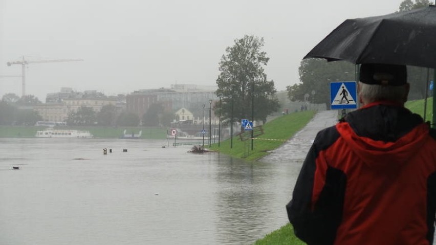 Zalane Bulwary Wiślane w Krakowie