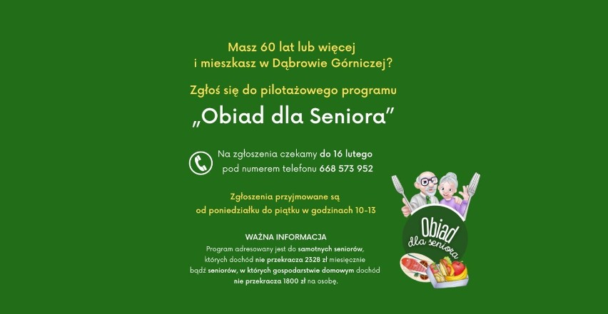 W Dąbrowie Górniczej jeszcze w lutym seniorzy będą mogli...