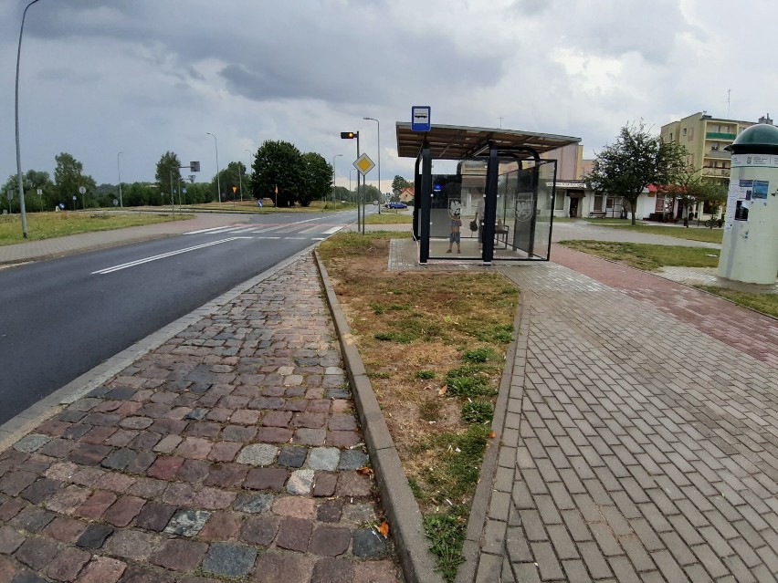 Przystanek na Polnej nie zmieścił się przy zatoczce autobusowej [zdjęcia]