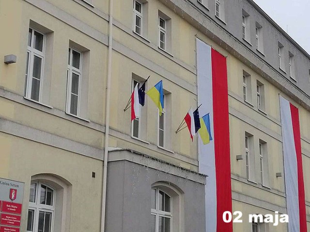 Flagi na Urzędzie w dniu 2 maja