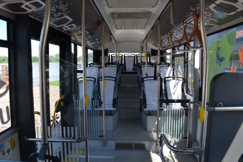 Prezentacja nowoczesnych autobusów na błoniach