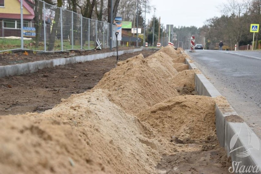 Sława kończy budowę nowej plaży. Będzie też szeroki, bezpieczny chodnik w mieście i rewitalizacja parku 