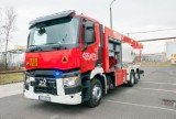 Kędzierzyńskie Azoty mają nowy wóz strażacki. Pożary gasi suchym lodem