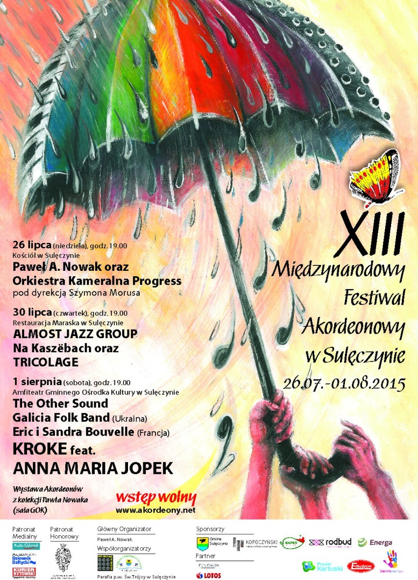 XII Międzynarodowy Festiwal Akordeonowy w Sulęczynie 2015