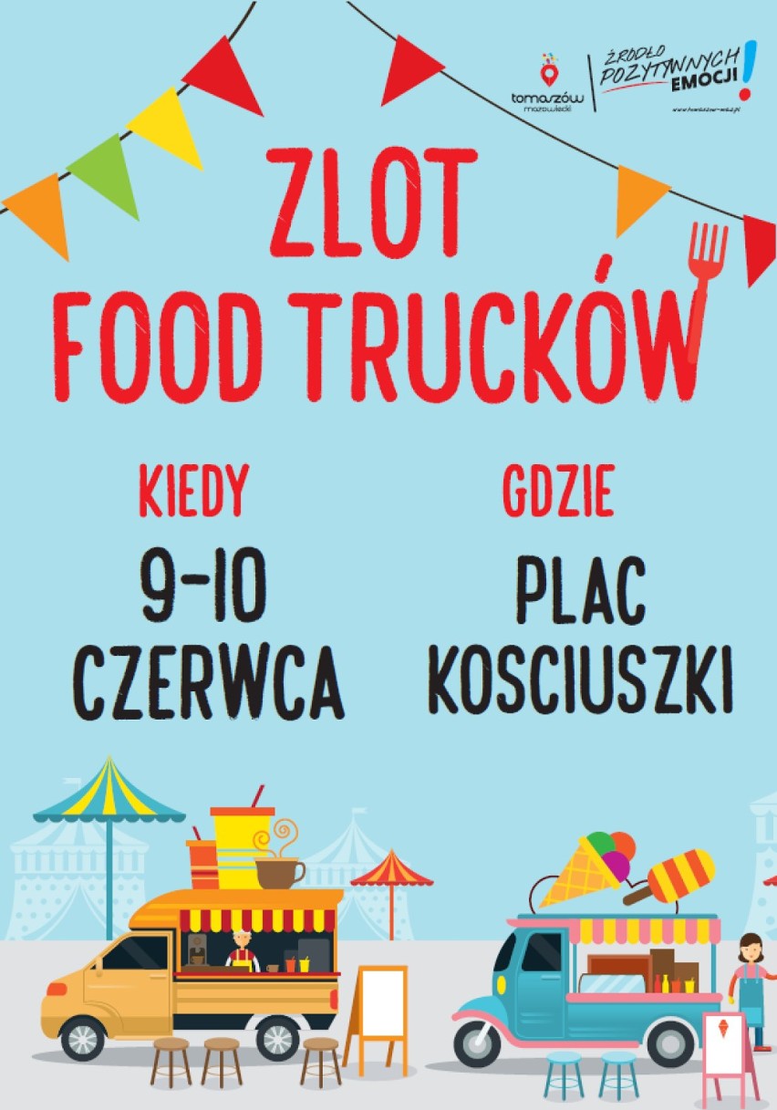 Wielki festiwal kulinarny: food trucki znów opanują Tomaszów Mazowiecki [KONKURS]