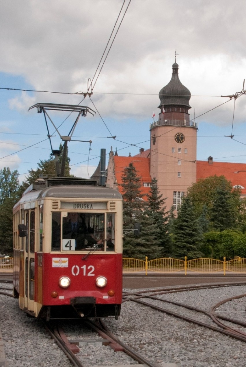 Zabytkowy tramwaj w Elblągu