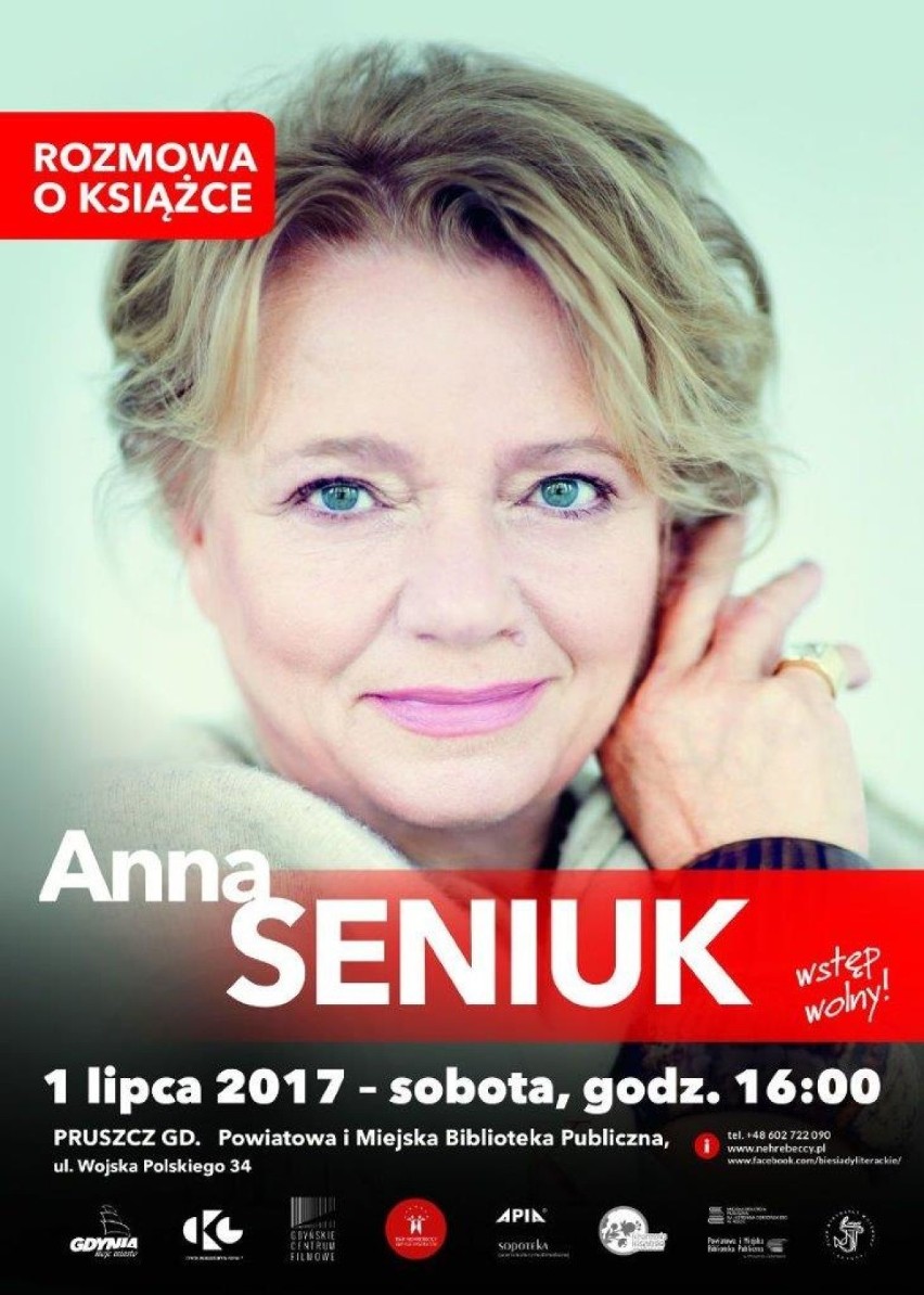 Pruszcz Gdański: Anna Seniuk w sobotę w pruszczańskiej bibliotece