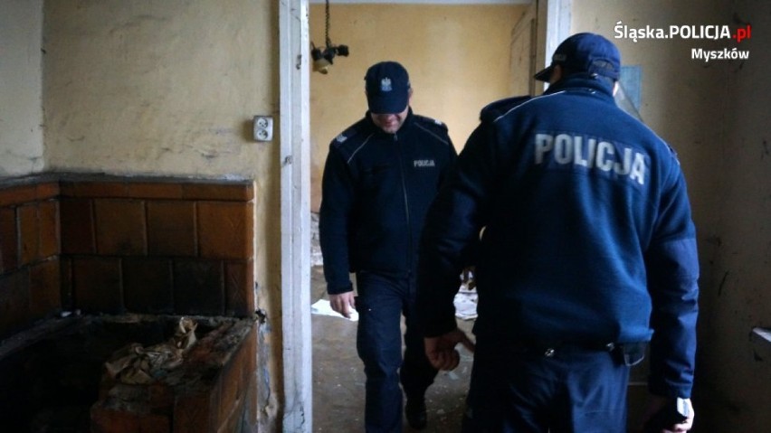 Myszkowscy policjanci sprawdzają pustostany
