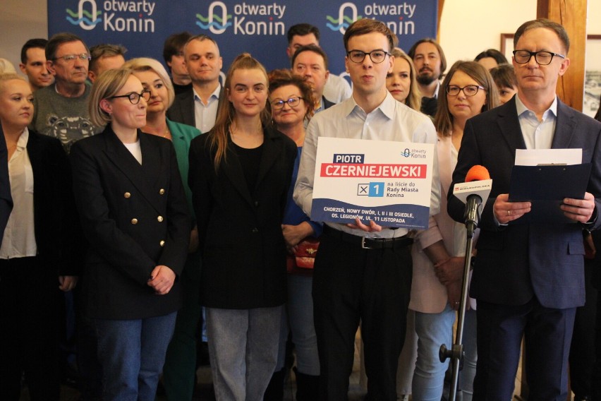 Sebastian Łukaszewski z Otwartego Konina przedstawił swój program wyborczy i kandydatów do rady miasta [WIDEO]