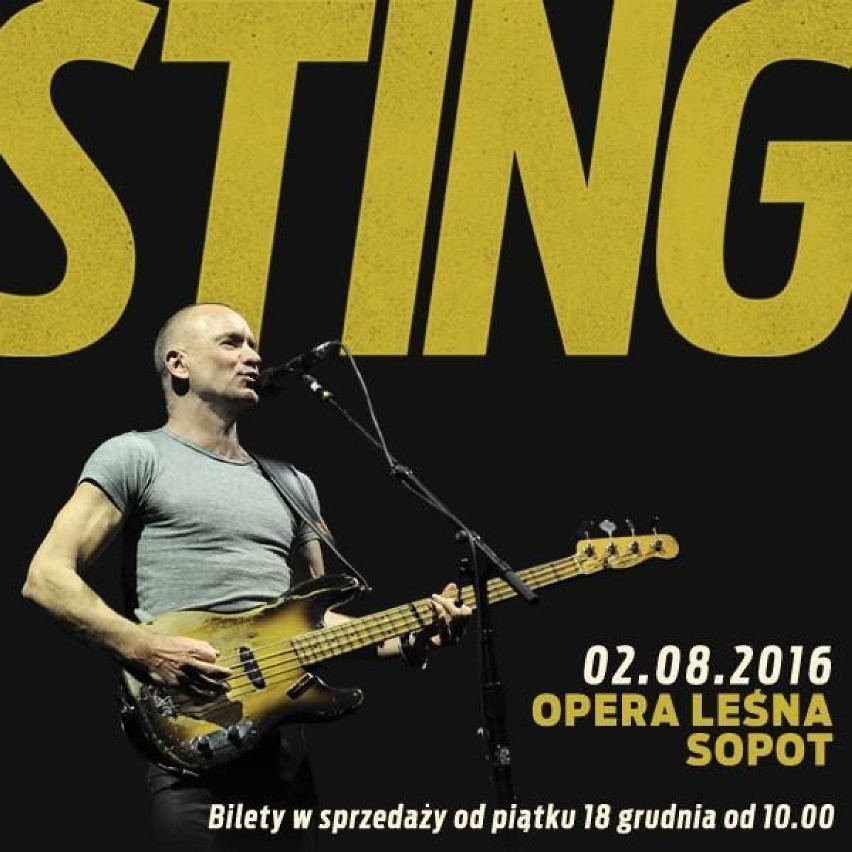 Sting wystąpi w Polsce w przyszłym roku. Muzyk zagra w Sopocie
