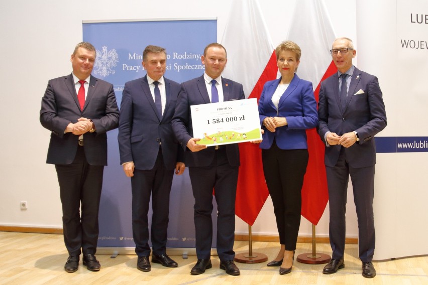 Maluch+: burmistrz Łukowa odebrał promesę na utworzenie żłobka