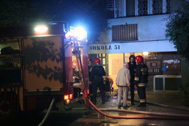 Wrocław: Pożar mieszkania przy Sokolej (ZDJĘCIA)
