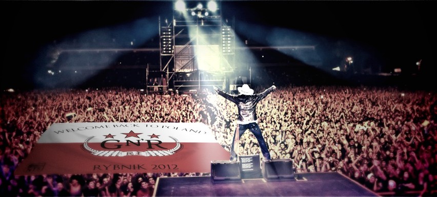 Podczas lipcowego koncertu Guns N'Roses w Polsce muzyków ...