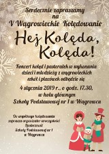 Społeczność szkoły podstawowej nr 1 w Wągrowcu zaprasza do wspólnego kolędowania 