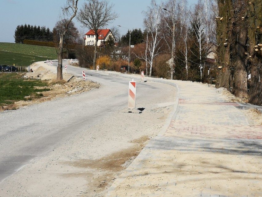 Krasnystaw.  Ulice Kościuszki i Szkolna gruntownie zmodernizowane