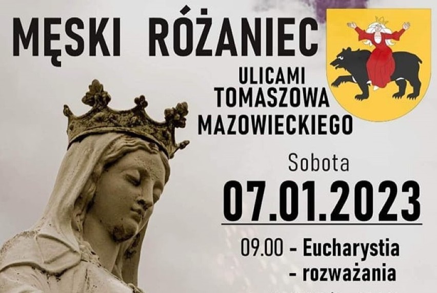 Męski różaniec po raz pierwszy odbędzie się na ulicach Tomaszowa Mazowieckiego. Wojownicy Maryi zapraszają do wspólnej modlitwy