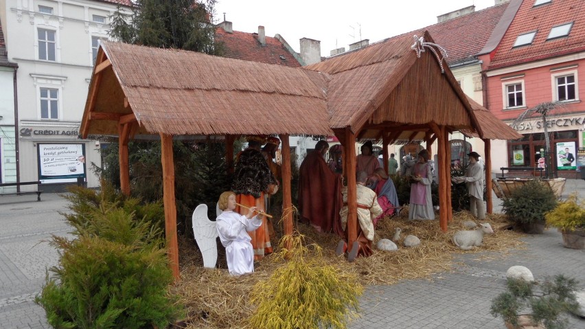 W Mikołowie stoi już piekna stajenka bożonarodzeniowa