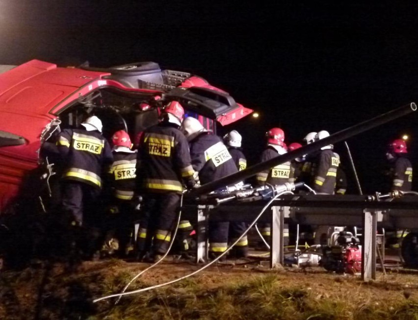 Wypadek śmiertelny pod Łowiczem (Foto)