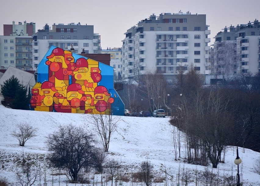 Nowy mural powstał przy ul. Różanej