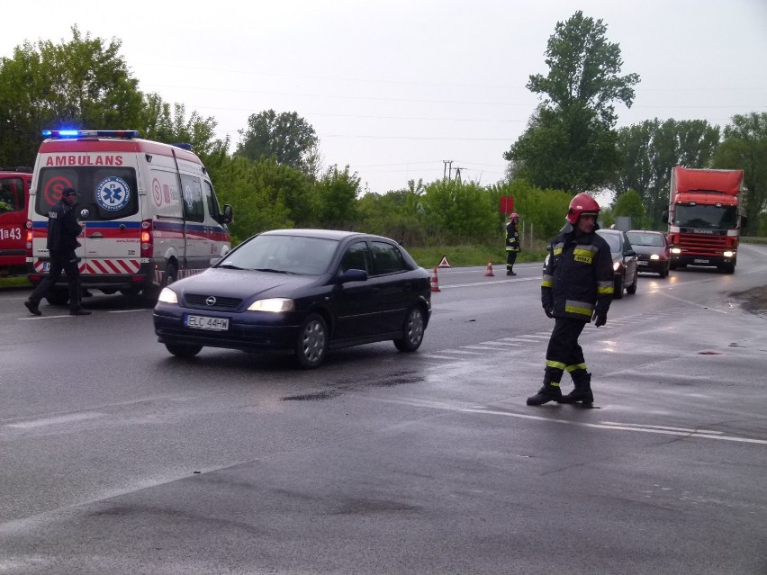 Wypadek w Łowiczu (FOTO)
