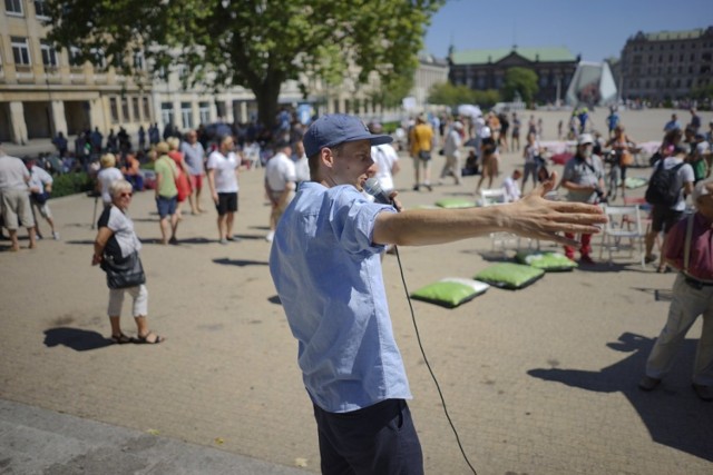 Piknik Obywatelski na placu Wolności