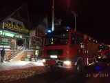 Nocny pożar w lombardzie w Bartoszycach [zdjęcia]