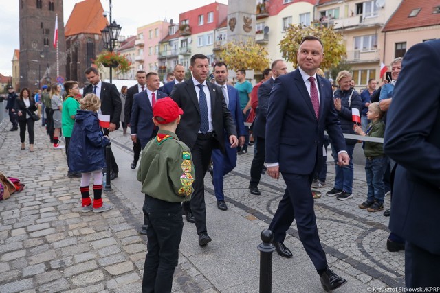 Z wizytą do Środy Śląskiej w czwartek przybył prezydent Andrzej Duda