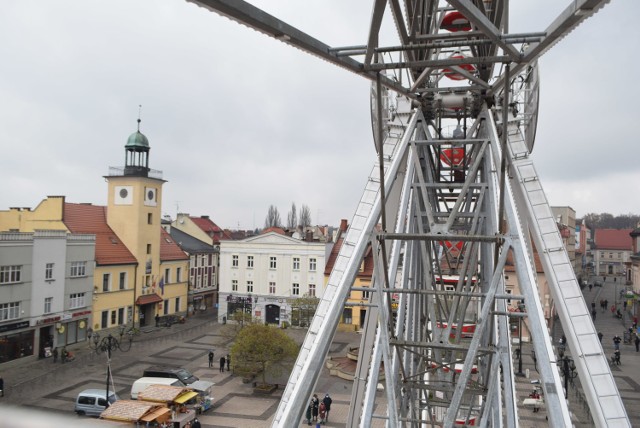 Tak prezentuje się Rybnik z wysokości diabelskiego młyna