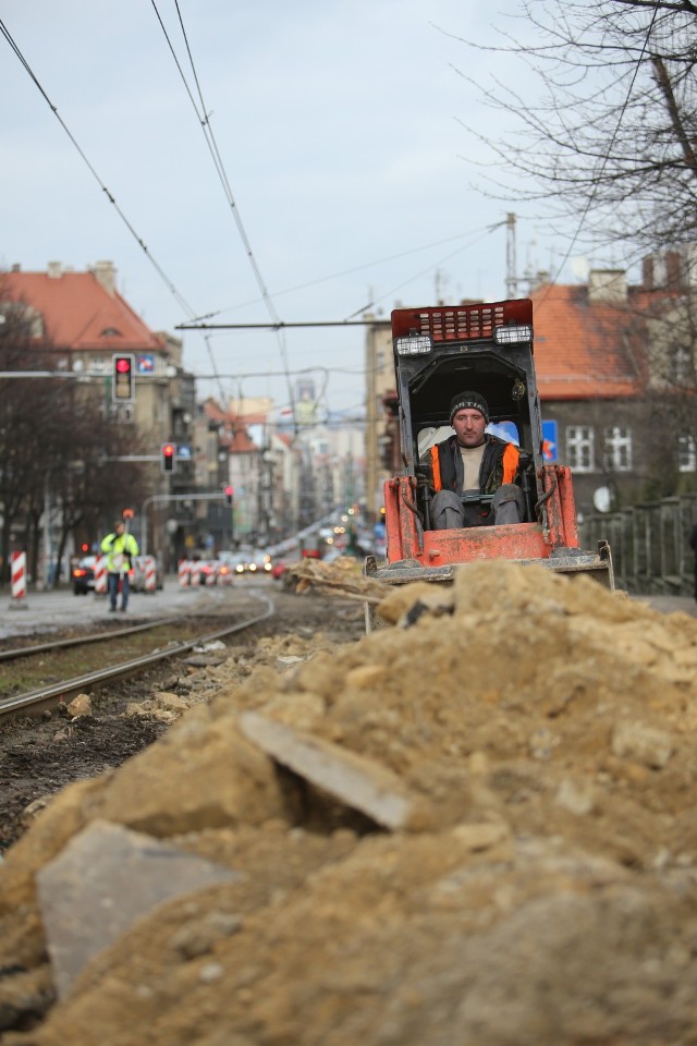 Remonty torów w Katowicach