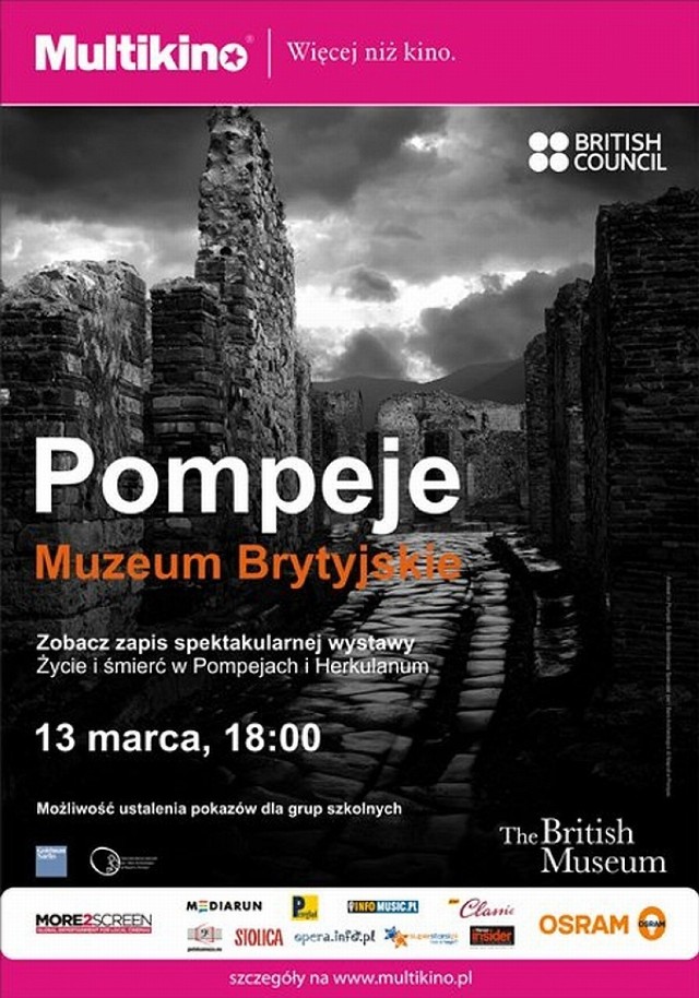 Pompeje z Muzeum Brytyjskiego na kinowym ekranie [szybki konkurs]