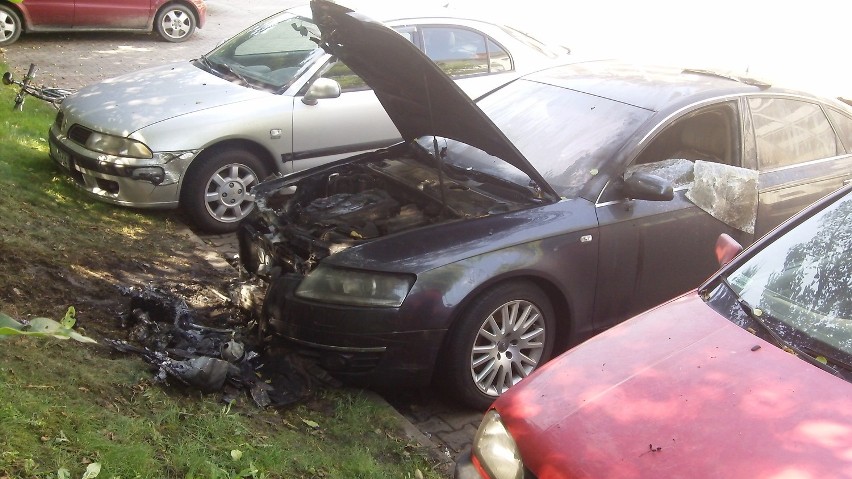 Lublin: Spłonęło kolejne auto (zobacz WIDEO i ZDJĘCIA)