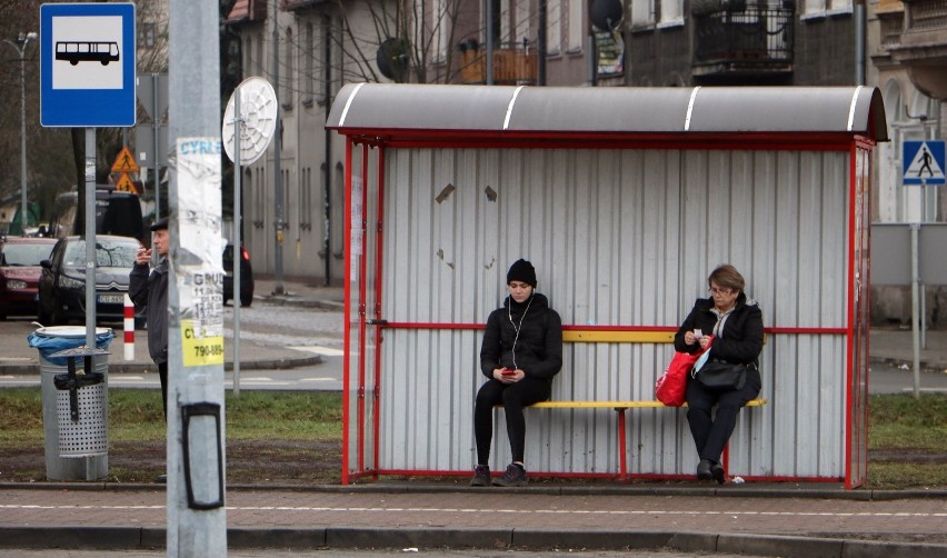 Przystanek komunikacji powiatu grudziądzkiego przy...