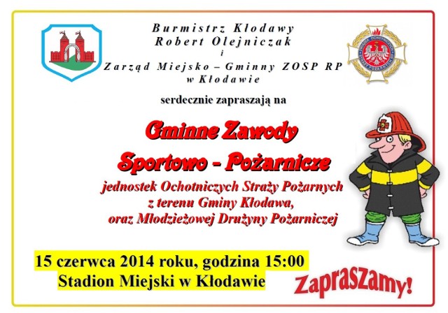 Zawody strażackie w Kłodawie