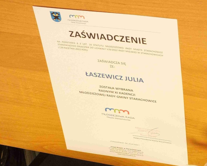 Rozpoczęła się 11. kadencja Młodzieżowej Rady Miasta Starachowice - zobacz zdjęcia